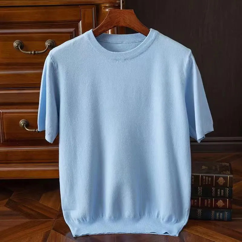 Cashmere Short Sleeve T-Shirt