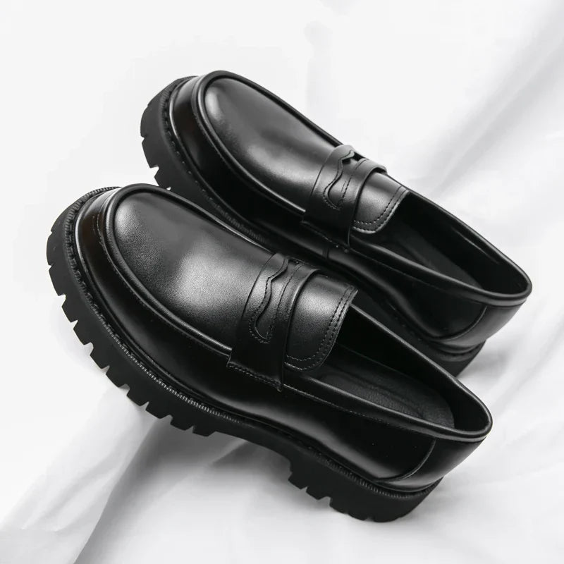 Premium Business Men's Loafers High Sole