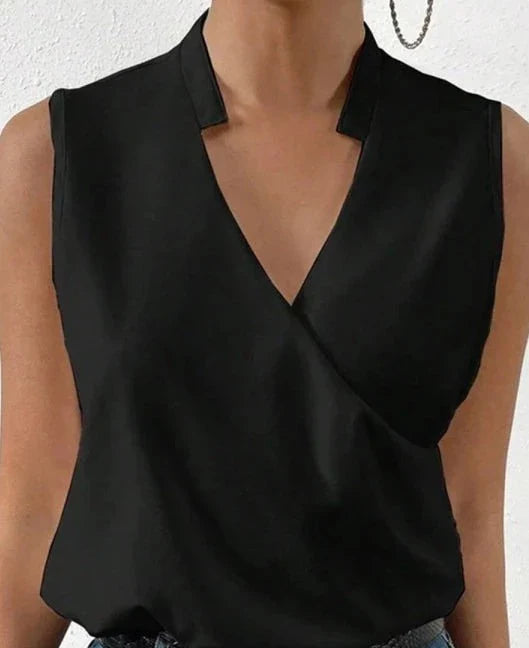 Elegant Sleeveless Solid Top