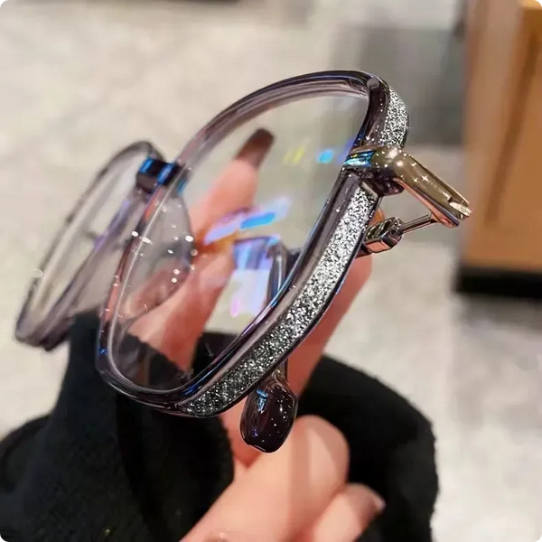 Luxurious reading glasses
