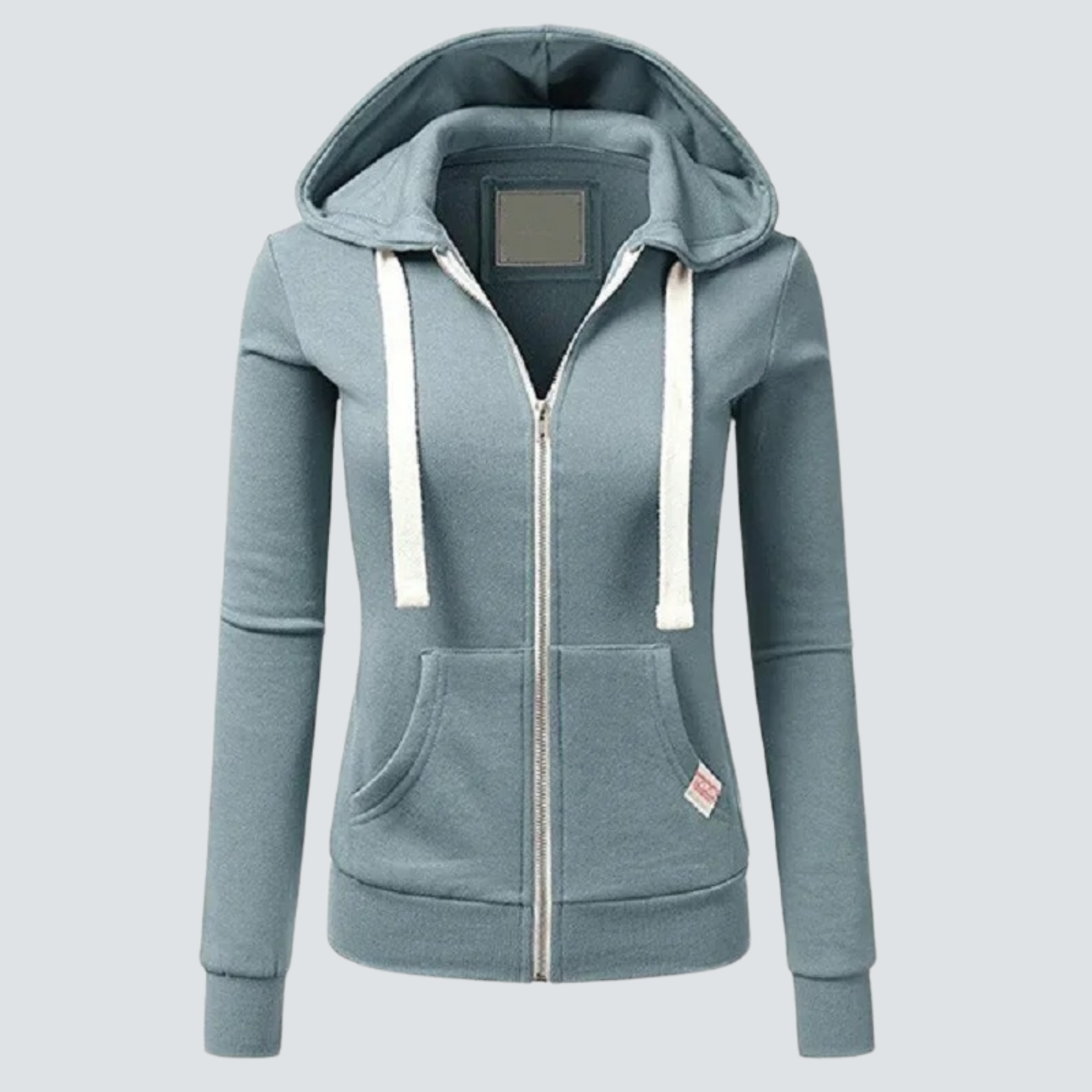 Lysse | Sweatshirt made of wool with drawstring and zipper