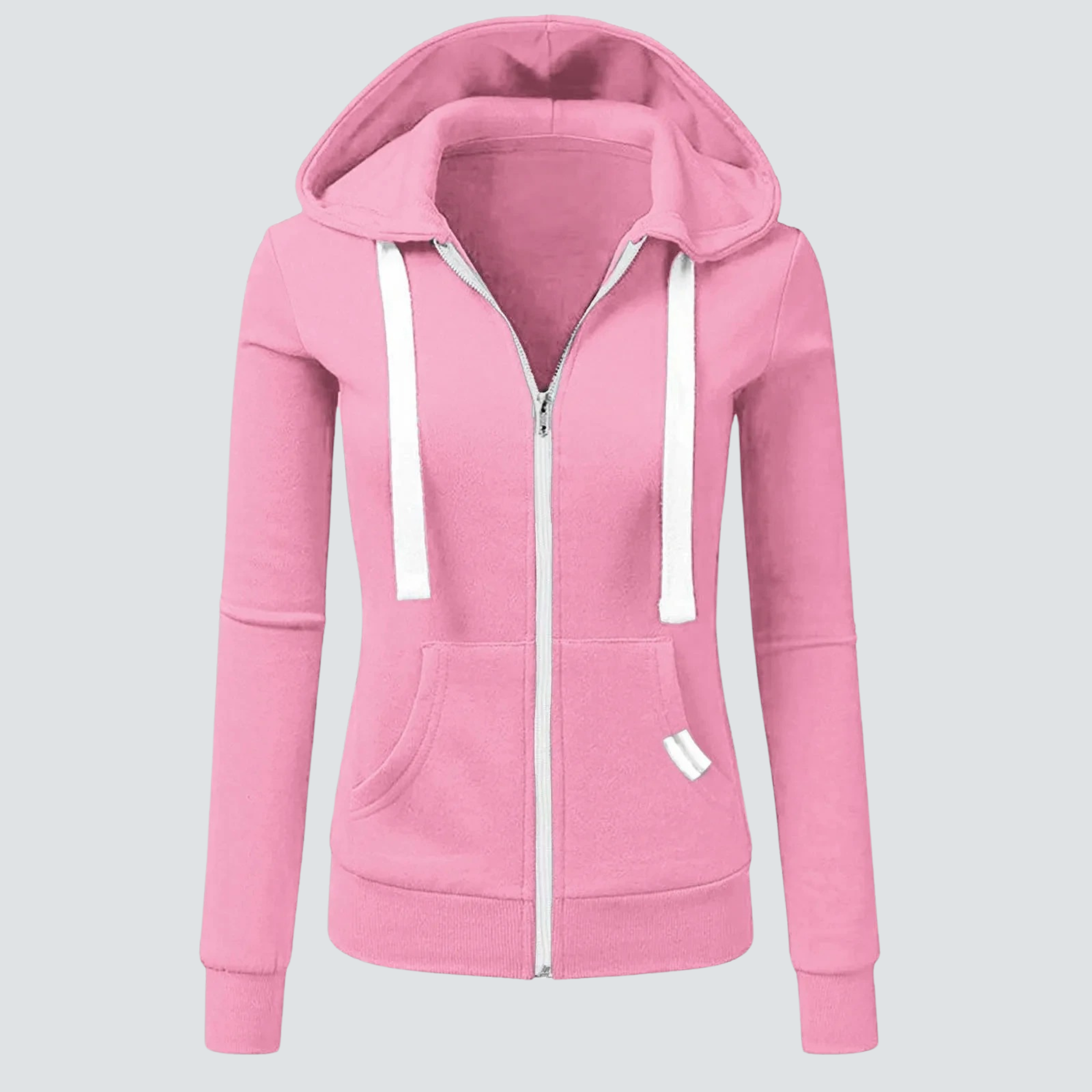 Lysse | Sweatshirt made of wool with drawstring and zipper