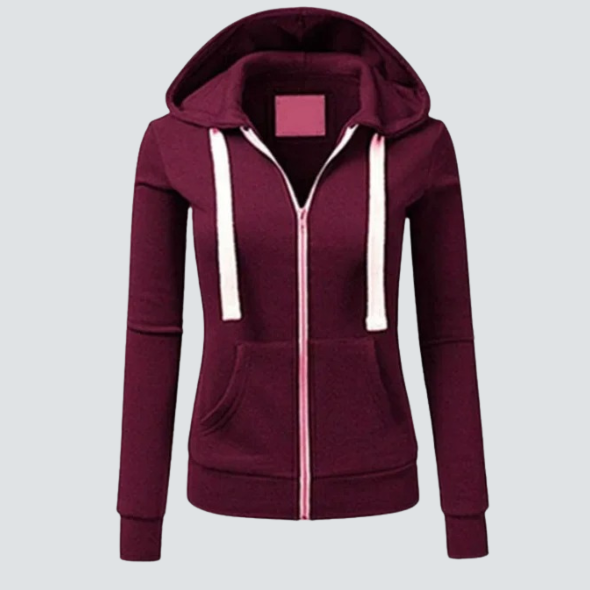 Lysse | Sweatshirt made of wool with drawstring and zipper