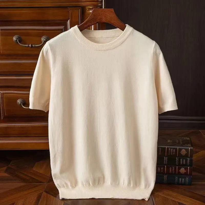 Cashmere Short Sleeve T-Shirt