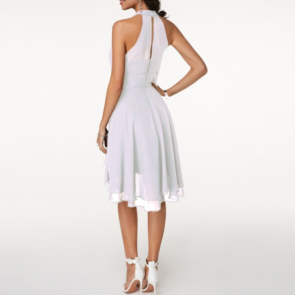 Stylish dress with charming ruffles