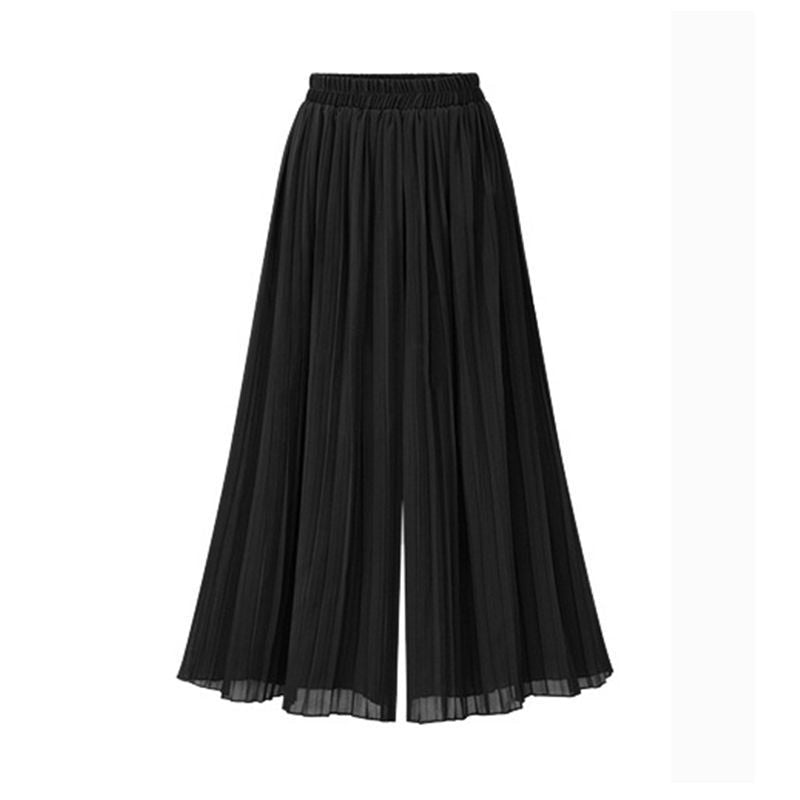 Women's Pants With Wide Leg And Mesh Detail