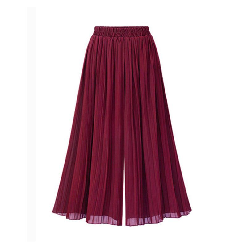 Women's Pants With Wide Leg And Mesh Detail