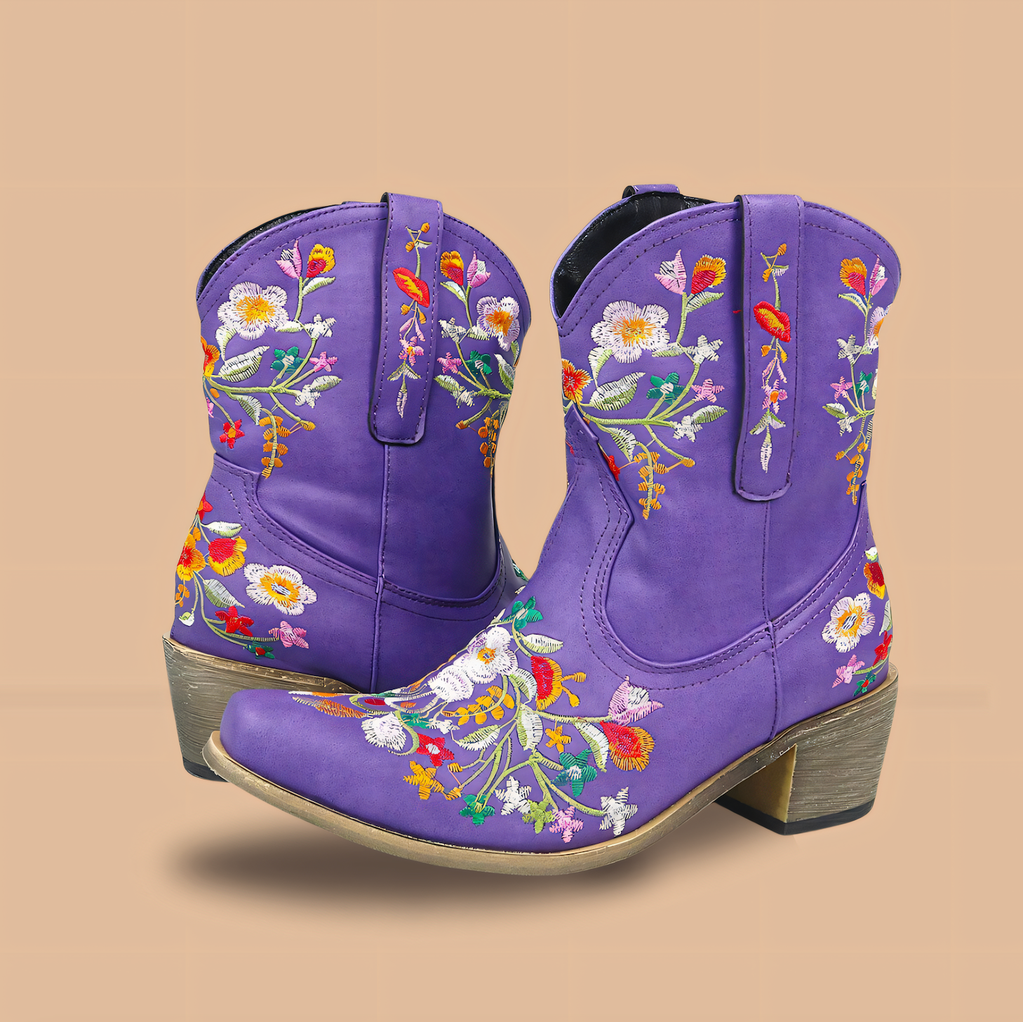 Weather-resistant Vintage Cowgirl Boots