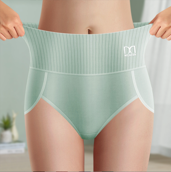 Breathable & Comfortable High-Waisted Briefs with Belly Support