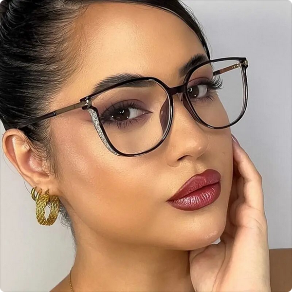Luxurious reading glasses