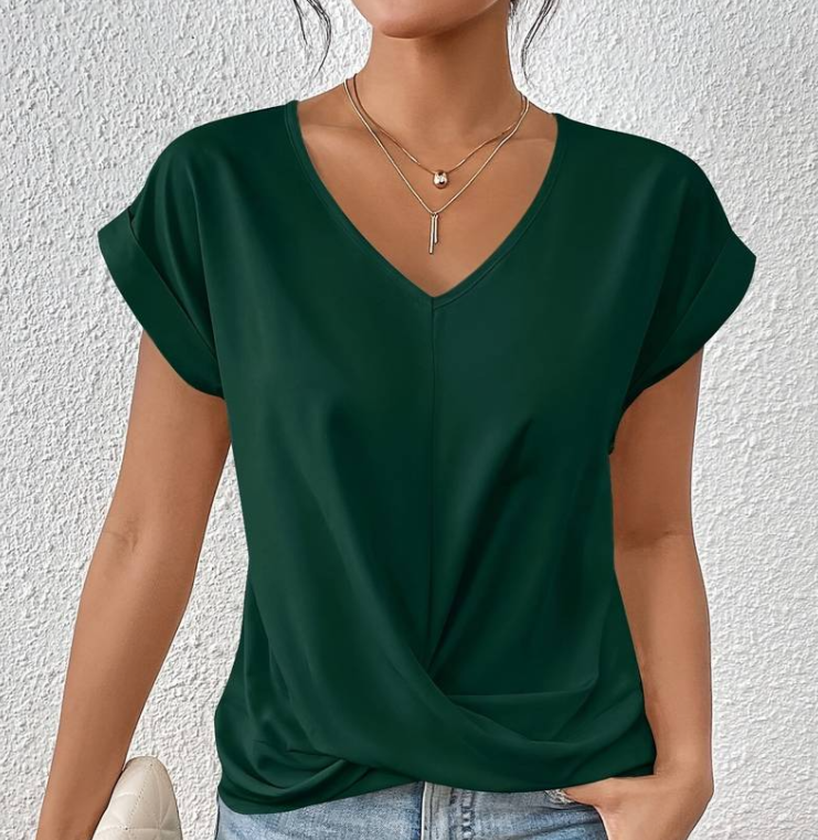 Elegant V-neck Top