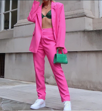 Elegant Blazer And Elegant Pants