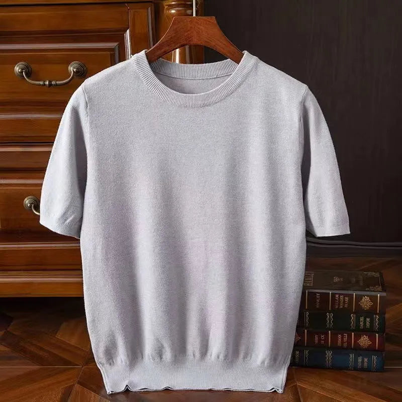 Cashmere Short Sleeve T-Shirt