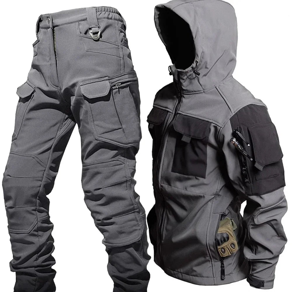 Waterproof Thermal Suit With Multiple Pockets for Men