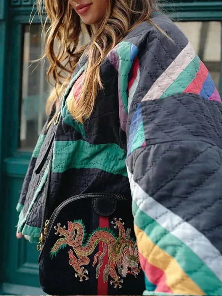 Lysse | Striped Padded Jacket