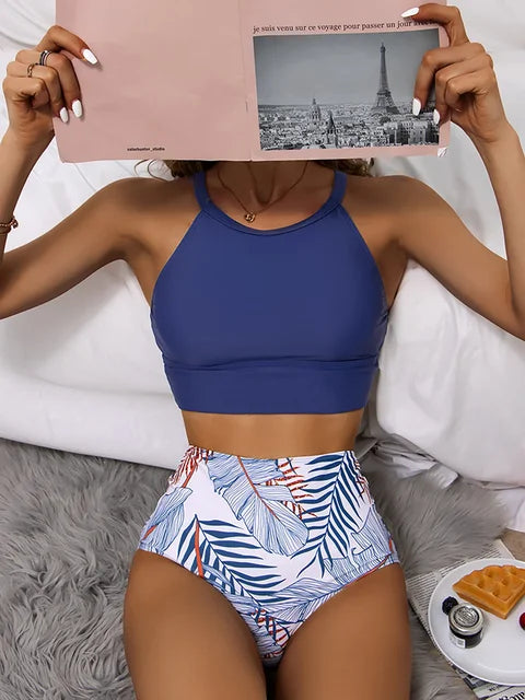 Luxury Bikini 2024 Women's Swimsuit With High Neck