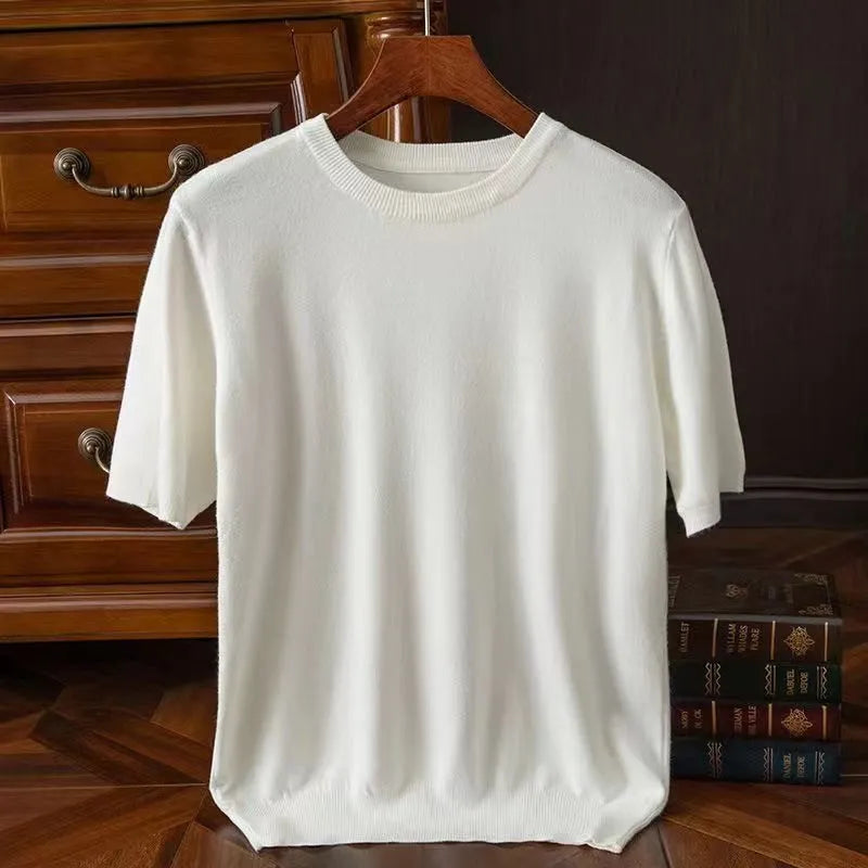 Cashmere Short Sleeve T-Shirt