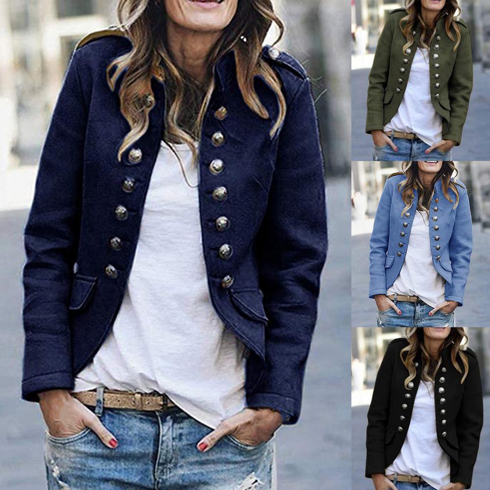 SpadaWomen's Blazer With Stand-Up Collar