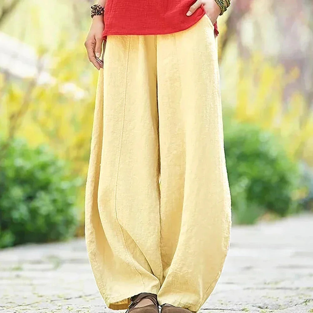 Cotton-Linen Pants