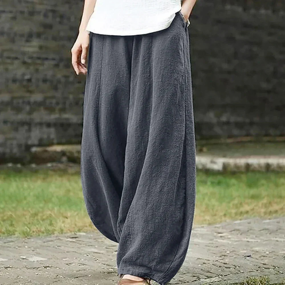 Cotton-Linen Pants