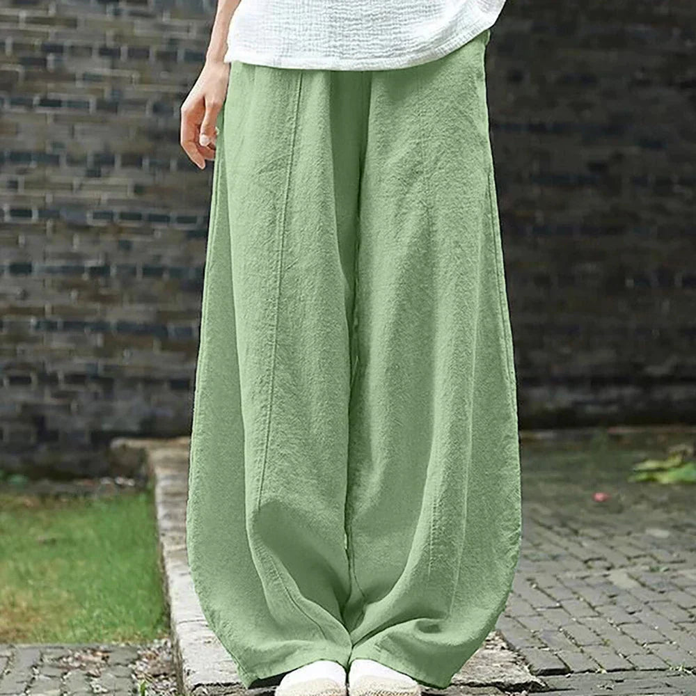 Cotton-Linen Pants