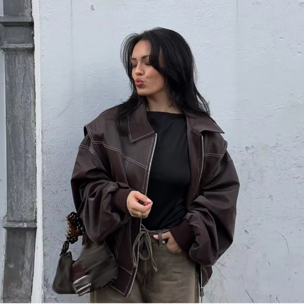 Lysse-Fashion | Large jacket with zipper