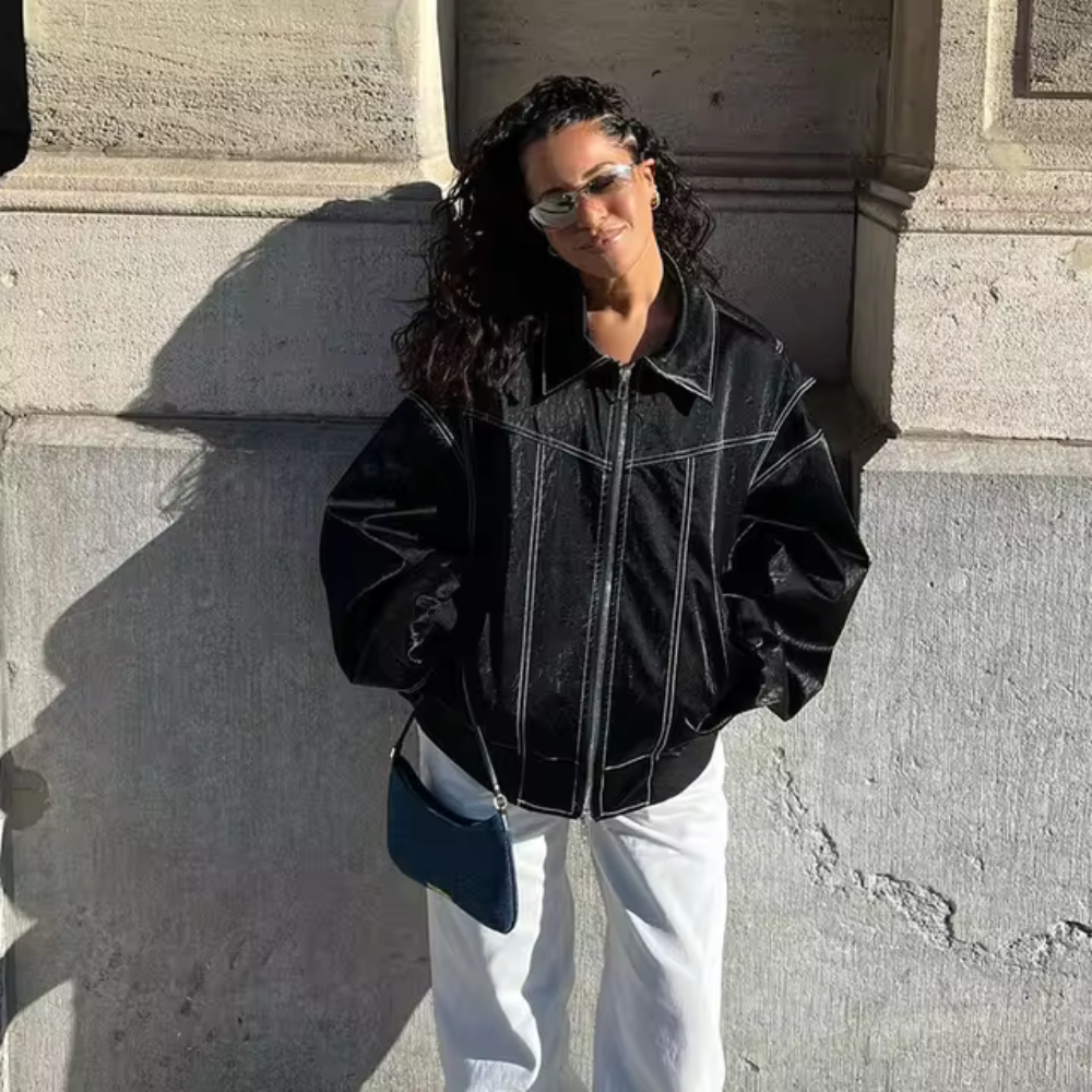 Lysse-Fashion | Large jacket with zipper