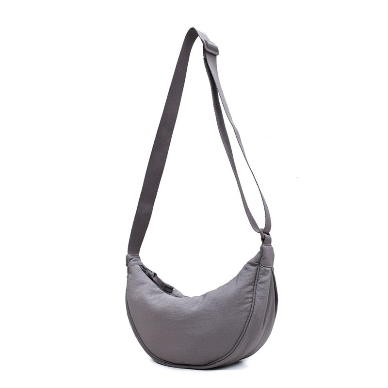 Women's Shoulder Bag Half Moon With Adjustable Strap
