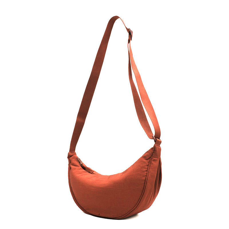 Women's Shoulder Bag Half Moon With Adjustable Strap