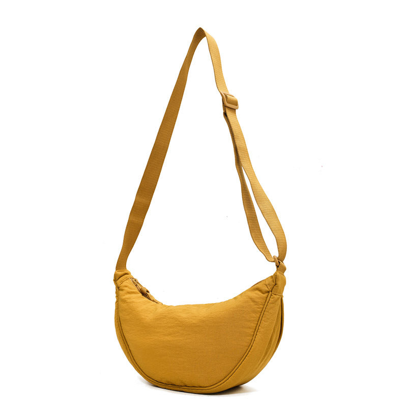Women's Shoulder Bag Half Moon With Adjustable Strap