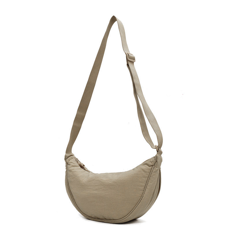 Women's Shoulder Bag Half Moon With Adjustable Strap