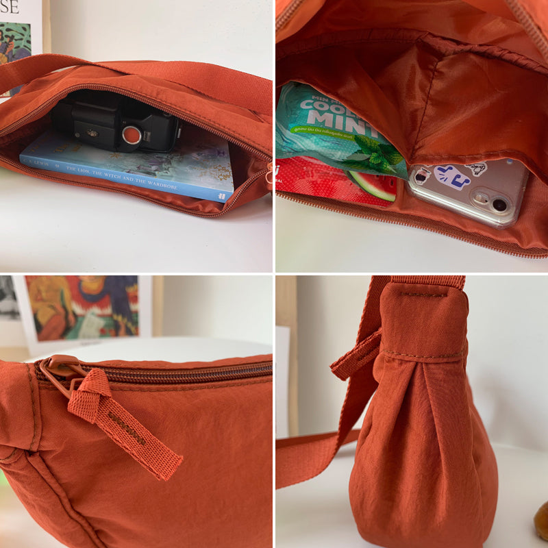 Women's Shoulder Bag Half Moon With Adjustable Strap