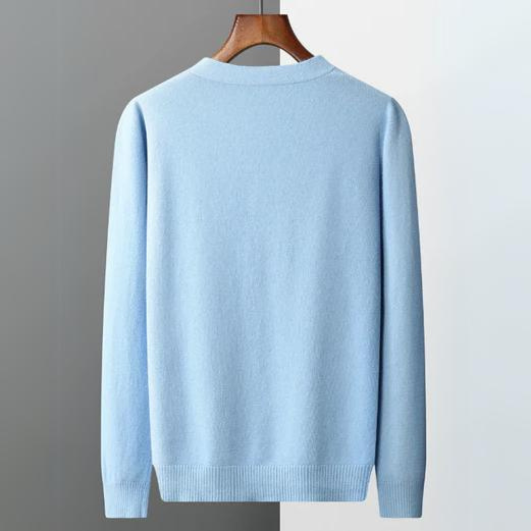 Cashmere cardigan V-neck button closure Soft Lightweight knit