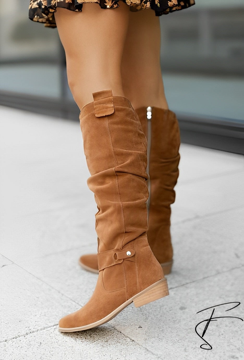 Lysse | Overknee Western Cowboy Boots With Heel For Women