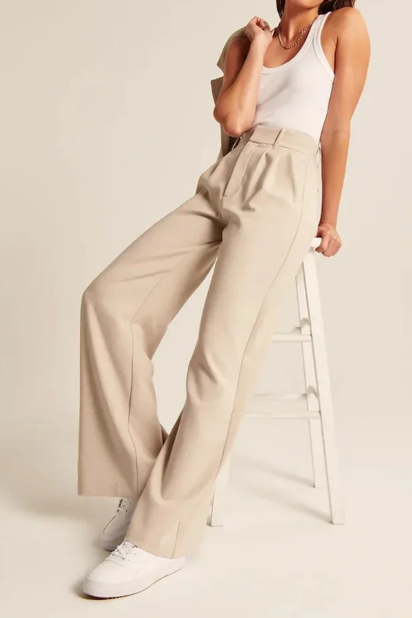 Pants With Wide Legversatile Elegance