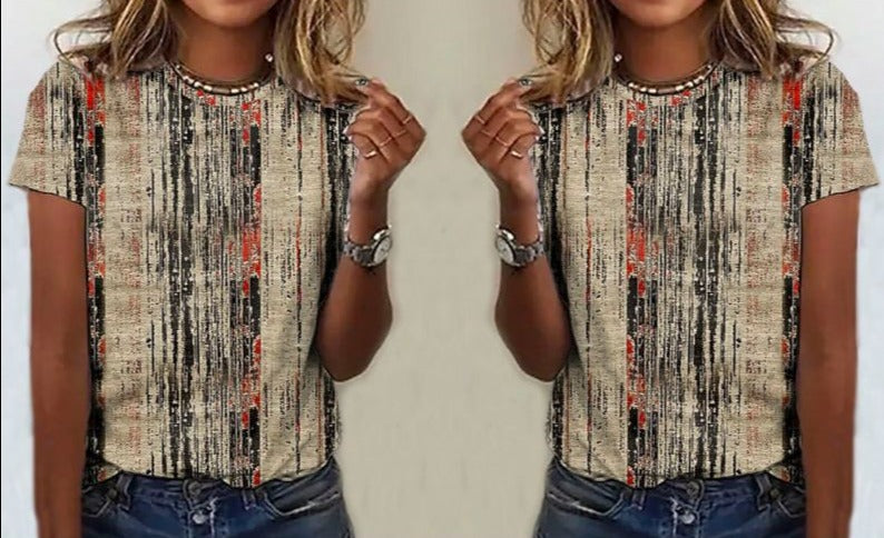 Lysse | Casual Vintage Printed T-Shirt