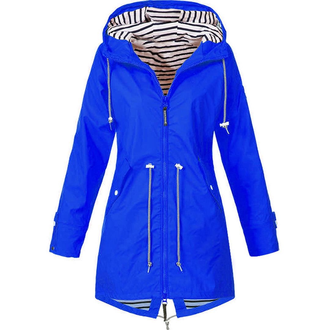 Trendy Long Raincoat for Women