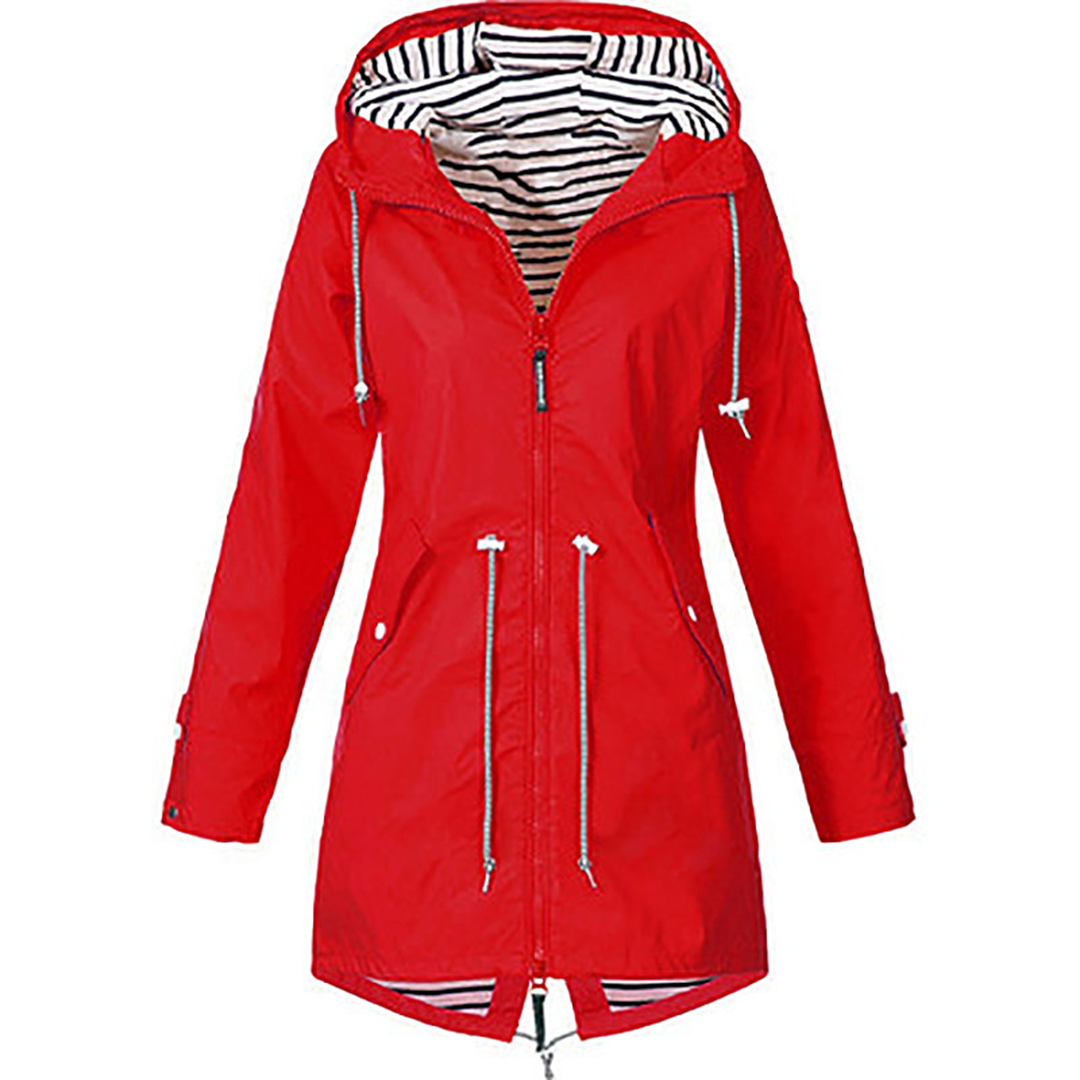 Trendy Long Raincoat for Women