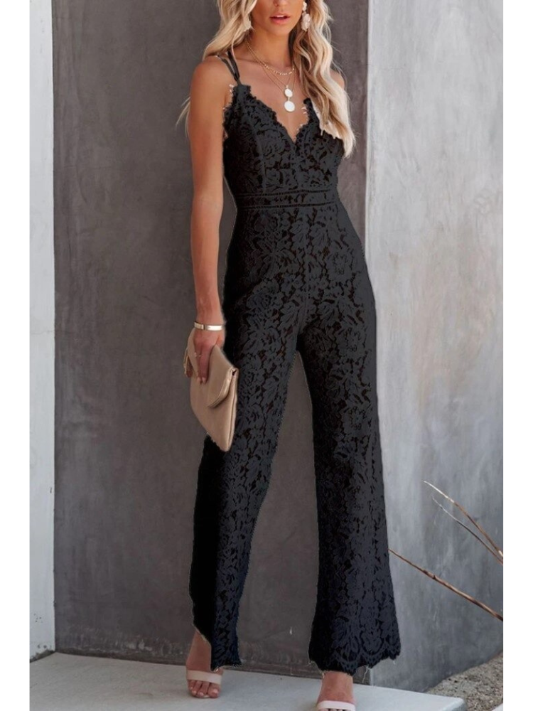 Elegant Lace Jumpsuit for Women Luxurious and Refined