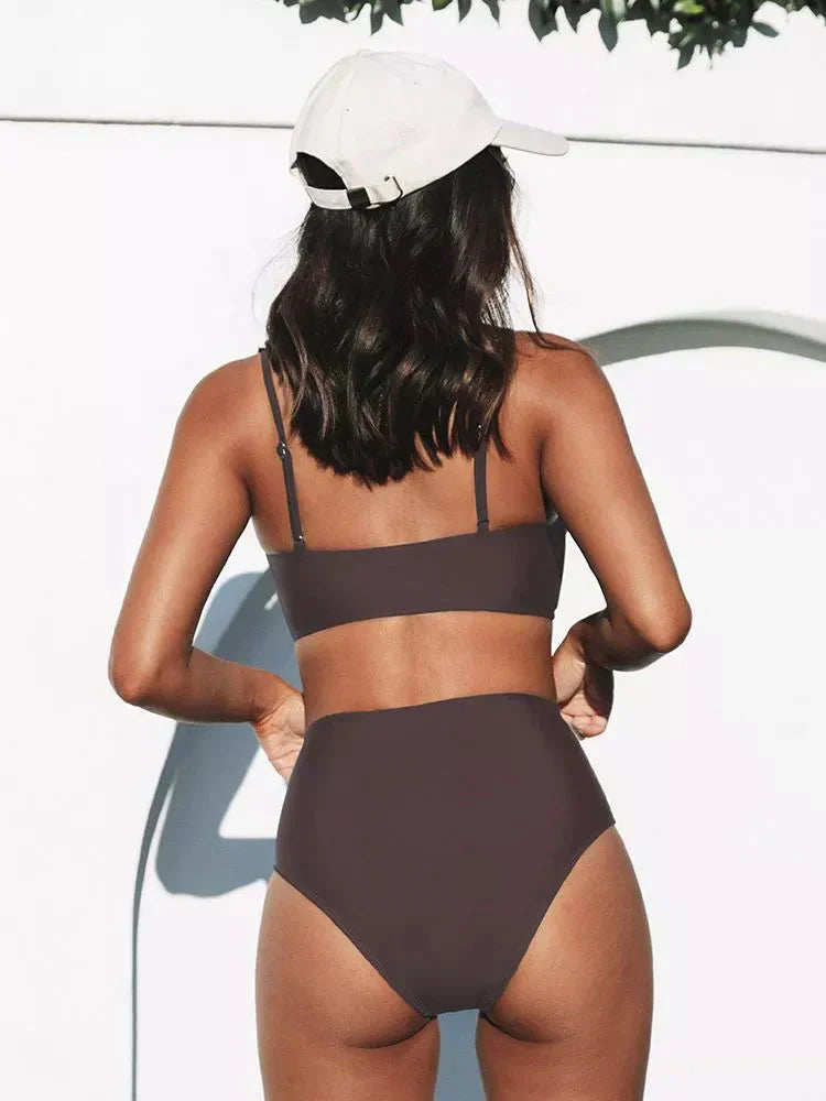 Bikini Set High Waist Bikinis Are the Best Beach Outfits for This Summer