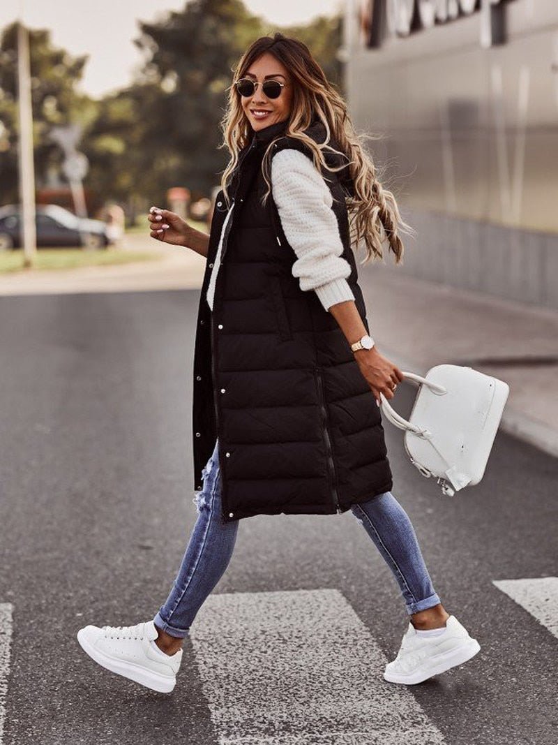 Lysse | Versatile, Knee-Length Quilted Vest For Women With Style Gisela