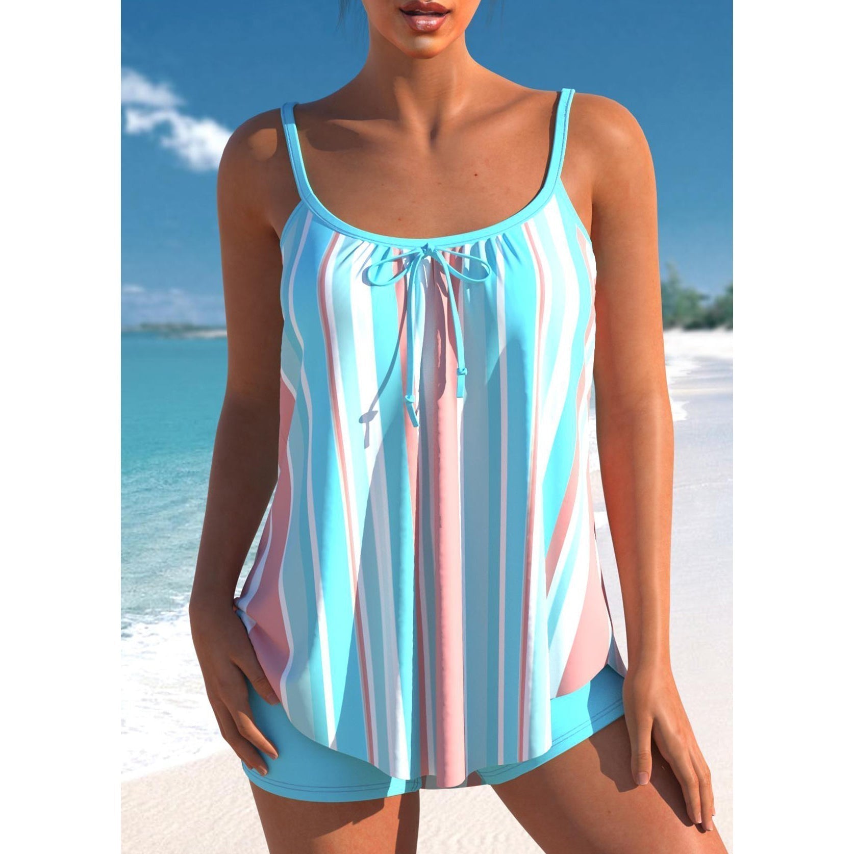 Stylish and Comfortable with Our Tankini Set