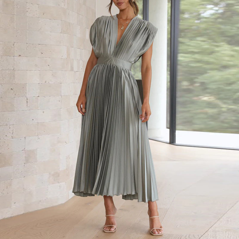 Dress With V-Neck