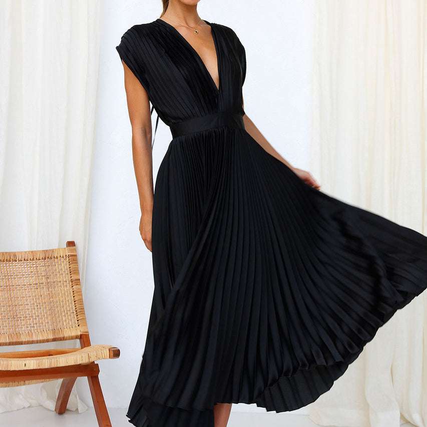 Dress With V-Neck