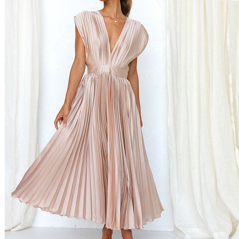 Dress With V-Neck