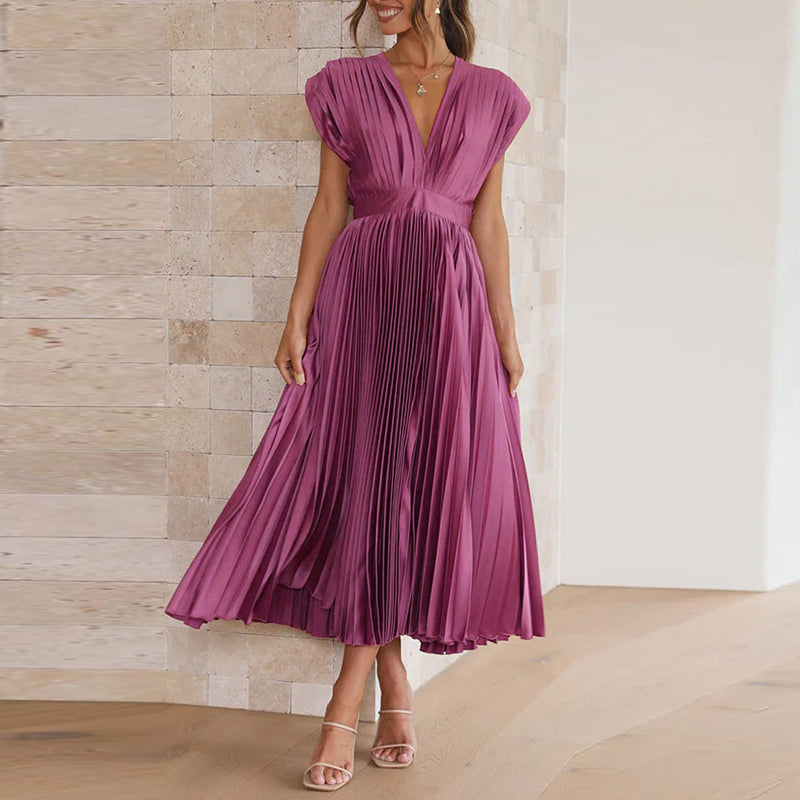Dress With V-Neck