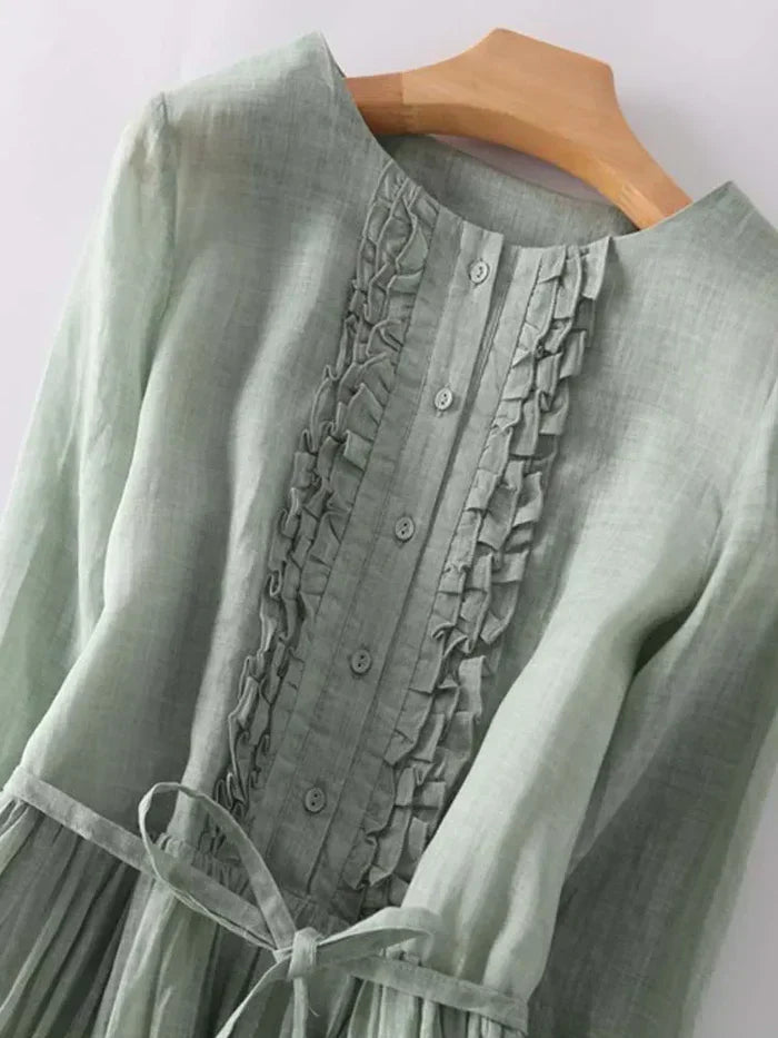 Amayaelegant Linen Dress