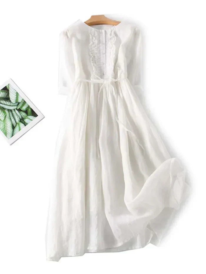 Amayaelegant Linen Dress