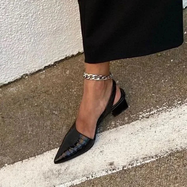 Casual Non-slip Pointed Toe Slingback Shoes