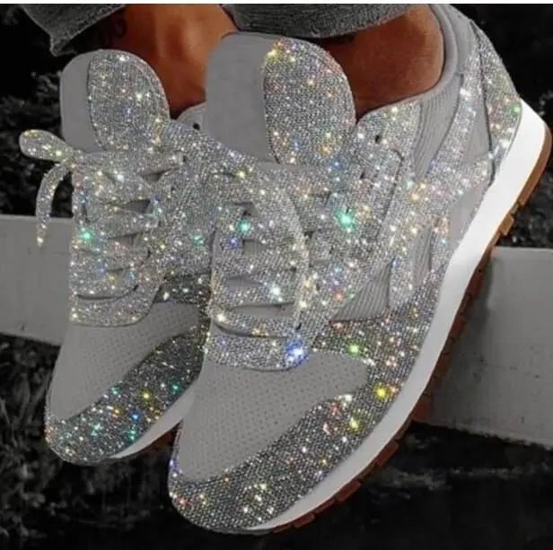 Casual Glitter Shoes With Sequins